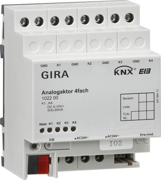 Gira Analogaktor 4f KNX REG