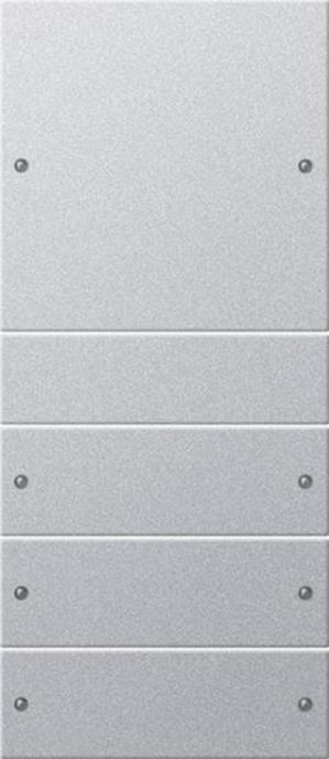 Gira Wippenset 4f (1+3) System 55 F Alu(lack.)