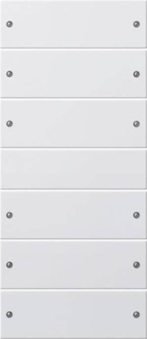 Gira Wippenset 6f (3+3) System 55 Reinweiß(lack.)