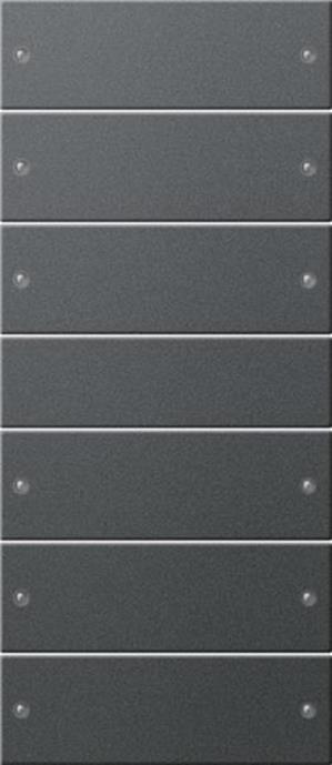 Gira Wippenset 6f (3+3) System 55 Anthrazit(lack.)