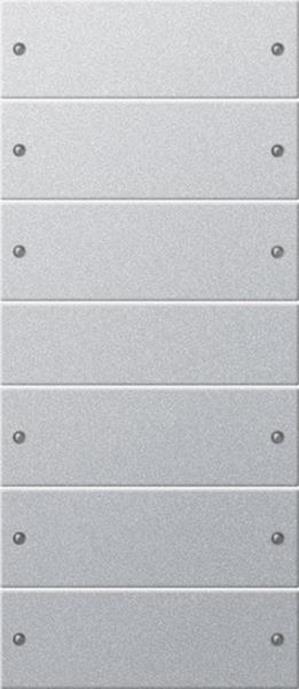 Gira Wippenset 6f (3+3) System 55 F Alu(lack.)