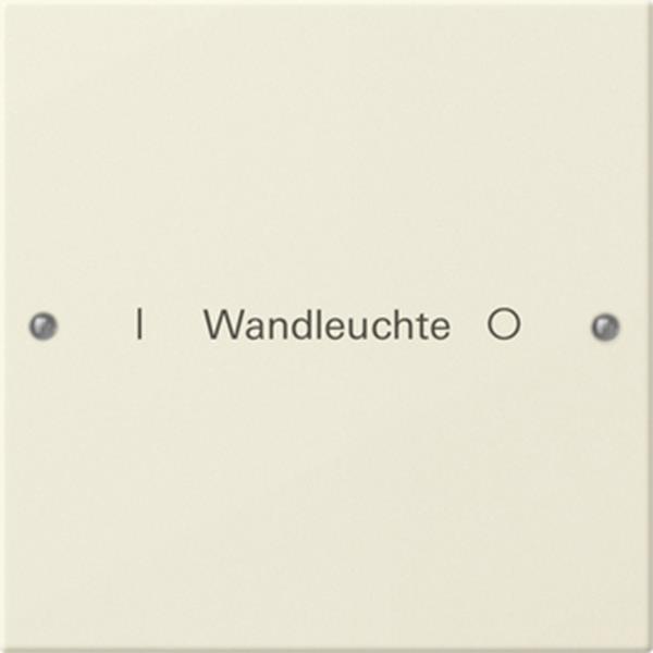 Gira Wippenset 1f beschr. System 55 Cremeweiß(lack.)