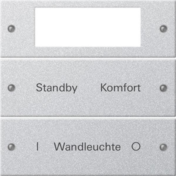 Gira Wippenset 2f Plus beschr. System 55 F Alu(lack.)