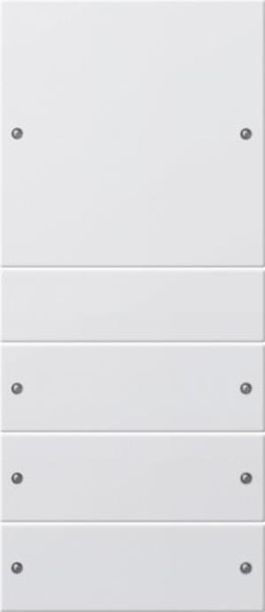 Gira Wippenset 4f (1+3) System 55 Reinweiß m(lack.)