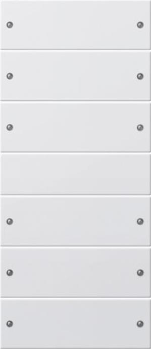 Gira Wippenset 6f (3+3) System 55 Reinweiß m(lack.)