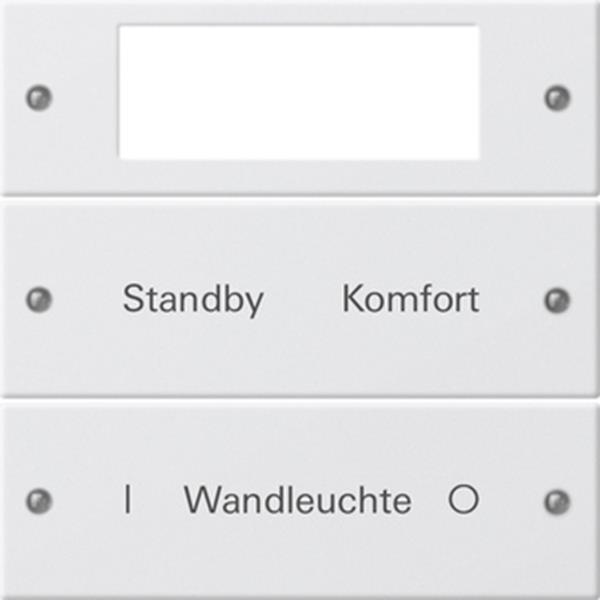 Gira Wippenset 2f Plus beschr. System 55 Reinweiß m(lack.)