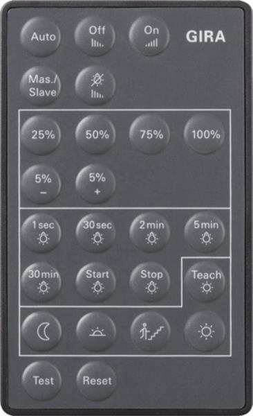 Gira IR-Fernbedienung PIR 3 Zubehör