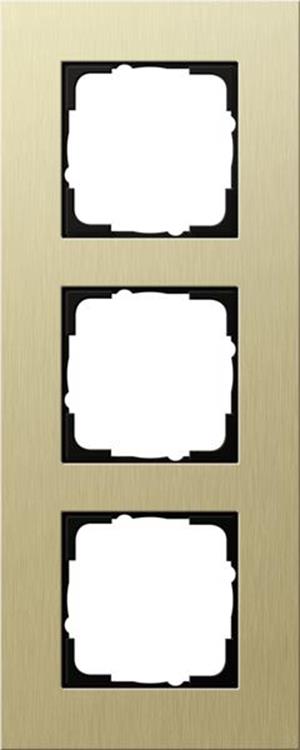 Gira Abdeckrahmen 3f Gira Esprit Alum.Hellgold(elox.)