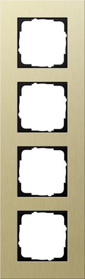 Gira Abdeckrahmen 4f Gira Esprit Alum.Hellgold(elox.)