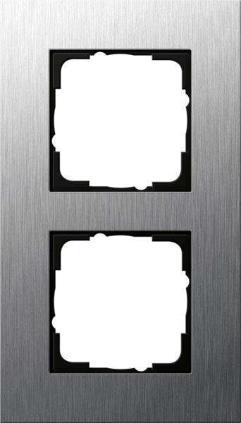 Gira Abdeckrahmen 2f Gira Esprit Edelstahl