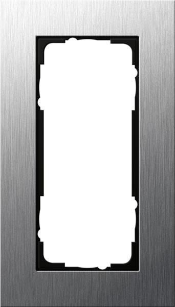 Gira Abdeckrahmen 2f o.M. Gira Esprit Edelstahl