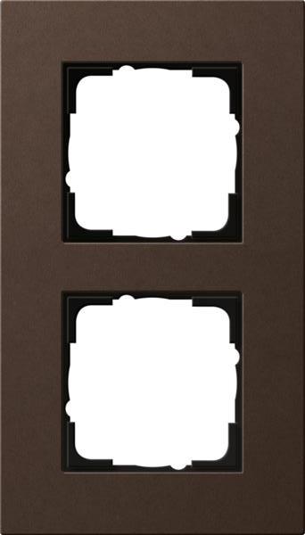 Gira Abdeckrahmen 2f Gira Esprit Lin.Mpx.Dklbraun