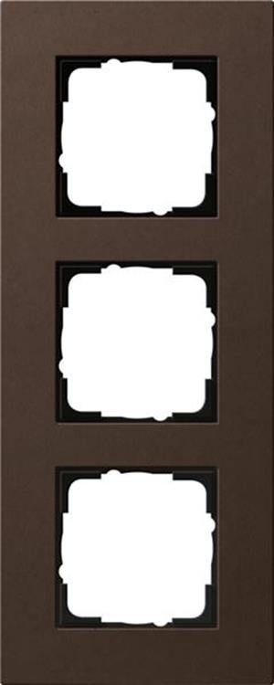 Gira Abdeckrahmen 3f Gira Esprit Lin.Mpx.Dklbraun