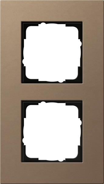 Gira Abdeckrahmen 2f Gira Esprit Lin.Mpx.Hellbraun