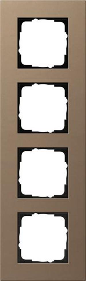 Gira Abdeckrahmen 4f Gira Esprit Lin.Mpx.Hellbraun