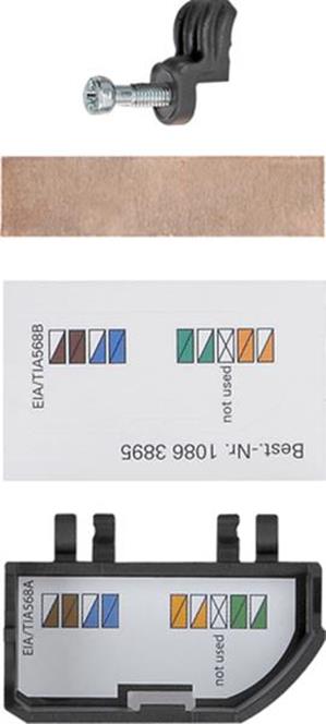 Gira ET-Set POE (Kl./Schraube/KD) Gira G1 Zubehör