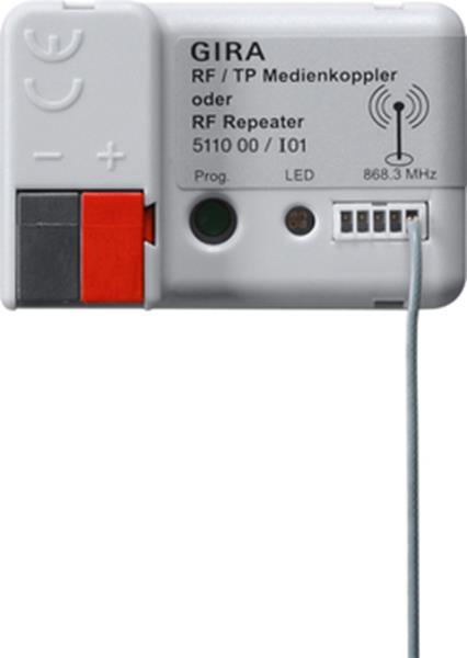 Gira RF/TP Medienkoppler/RF Repeater KNX