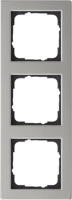 Gira Abdeckrahmen 3f Gira E2 Edelstahl