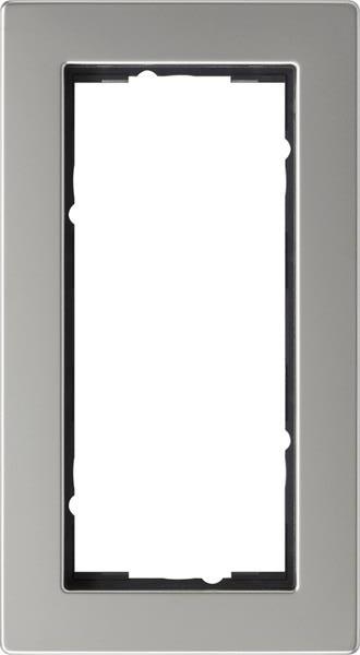 Gira Abdeckrahmen 2f o.M. flach Gira E2 Edelstahl