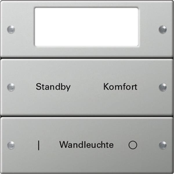 Gira Wippenset 2f Plus beschr. System 55 Edelstahl