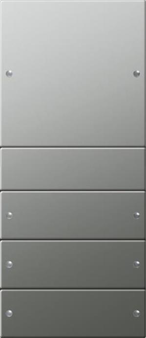 Gira Wippenset 4f (1+3) System 55 Edelstahl