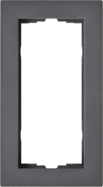 Gira Abdeckrahmen 2f o.M. flach Gira E2 Anthrazit