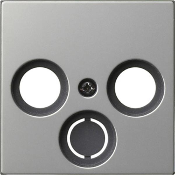 Gira Abdeckung Koaxial-Antennensteckd. System 55 Edelstahl