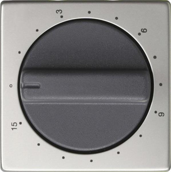 Gira Abdeckung Knebel Zeitsch. 15 min System 55 Edelstahl
