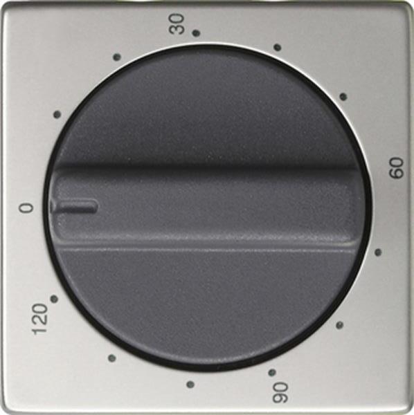 Gira Abdeckung Knebel Zeitsch. 120 min System 55 Edelstahl