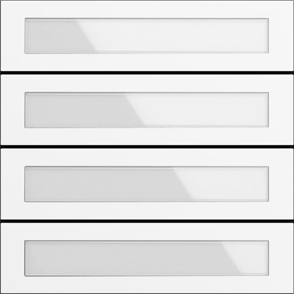 Ruftastenmodul 4f System 106 Verkehrsweiß(lack.)