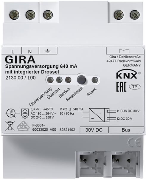 Gira Spannungsvers. 640 mA Drossel OneKNX REG