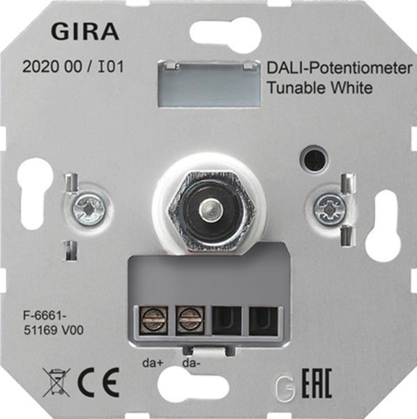 Gira DALI Potentiometer Tunable WH Einsatz
