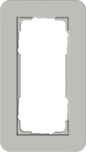 Gira Abdeckrahmen 2f o.M. Gira E3 Grau/Reinweiß