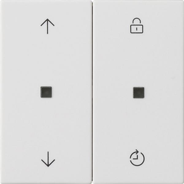 Gira S3000 Bedienaufs. Memory Pfeile System 55 Reinweiß m