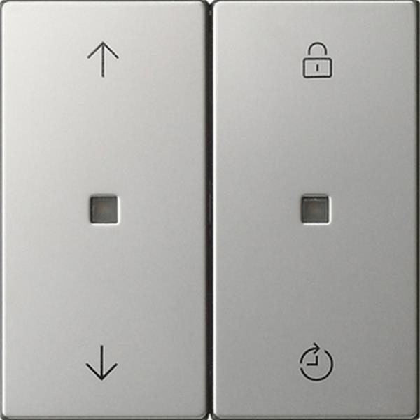 Gira S3000 Bedienaufs. Memory Pfeile System 55 Edelstahl