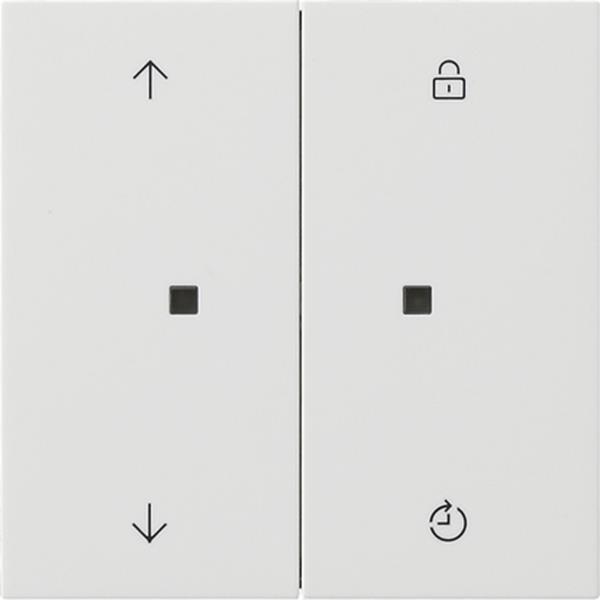 Gira S3000 Bedienaufs. Memory Pfeile Flächenschalter Reinweiß