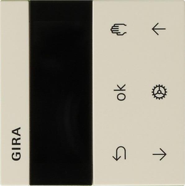 Gira S3000 Jal.-/Schaltuhr Display System 55 Cremeweiß