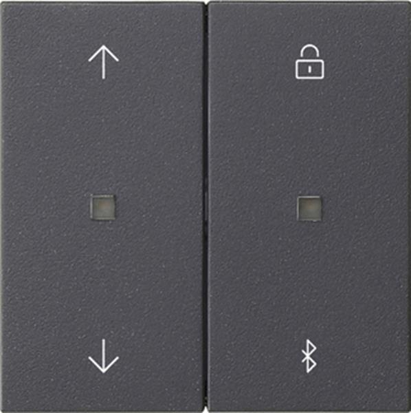 Gira S3000 Jal.-/Schaltuhr BT Pfeile System 55 Anthrazit