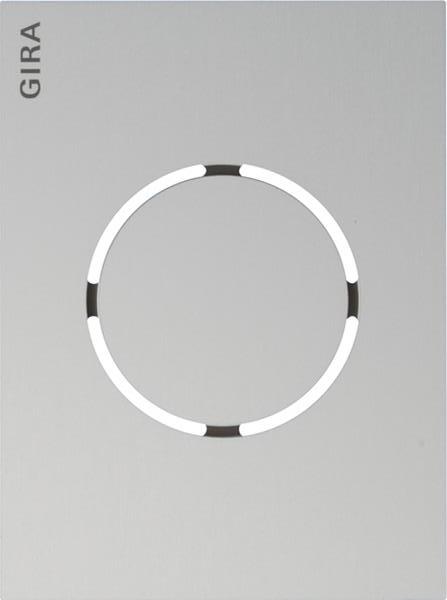 Gira Frontpl. Türstationsmodul System 106 Aluminium