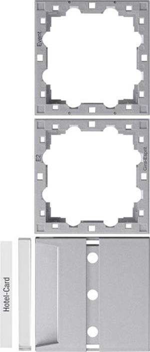Gira Zub. Hotel-Card System 55 F Alu