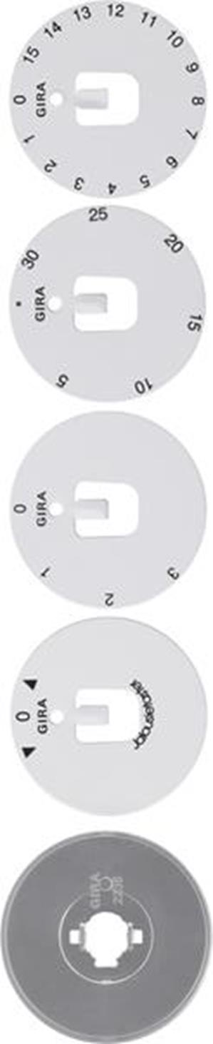 Gira Set Symbolscheiben Knebel Zubehör