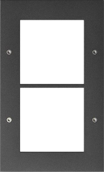 Gira Designrahmen 2f Türstation AP Gira TX_44 Anthrazit