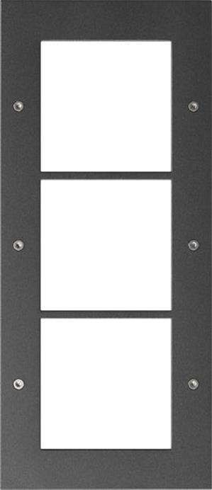 Gira Designrahmen 3f Türstation AP Gira TX_44 Anthrazit