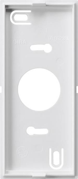 Gira Montagepl. Wohnungsstation AP + Gong System 55 Reinweiß