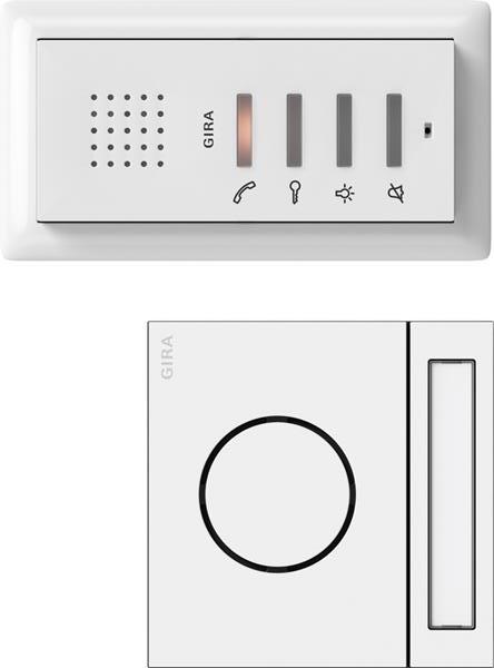 Gira EFH-Paket Audio System 106 Verkehrsweiß(lack.)