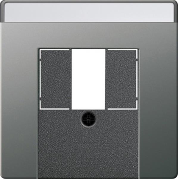 Gira Abdeckung BSF TAE USB System 55 Edelstahl