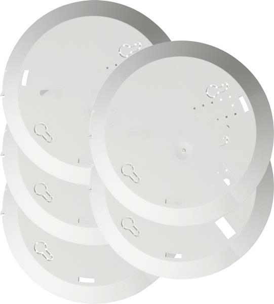 Gira Set Montagepl. 5 Stck. RWM Dual Q  Rauchwarnmelder Reinweiß m