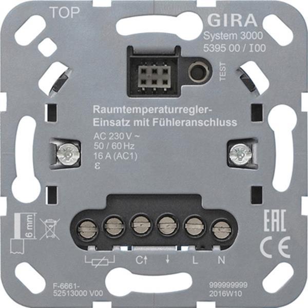 Gira S3000 RTR-Eins. + Fühleranschluss Einsatz