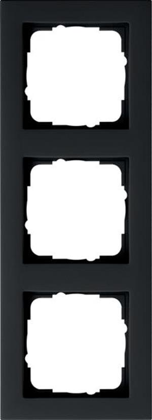 Gira Abdeckrahmen 3f Gira E2 Schwarz m