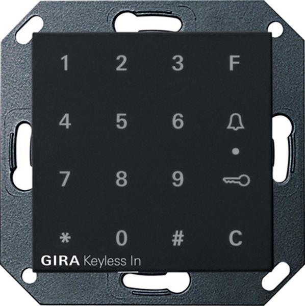 Gira Gira Keyless In Codetastatur System 55 Schwarz m